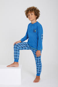 BOY'S PAJAMA M/L EP4073 Tellini S.r.l. Wholesale Clothing